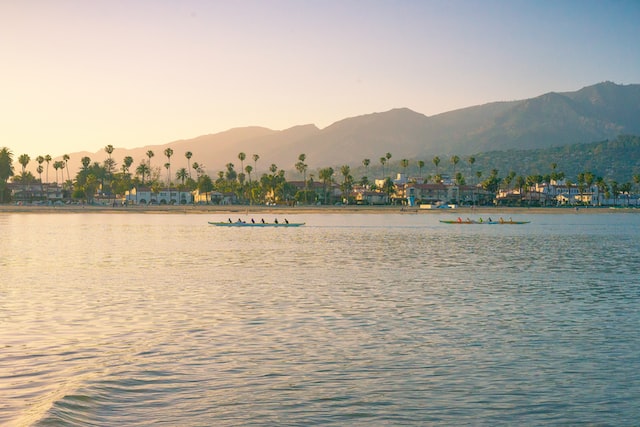 Photo of Santa Barbara from the ocean taken by OC Gonzalez.